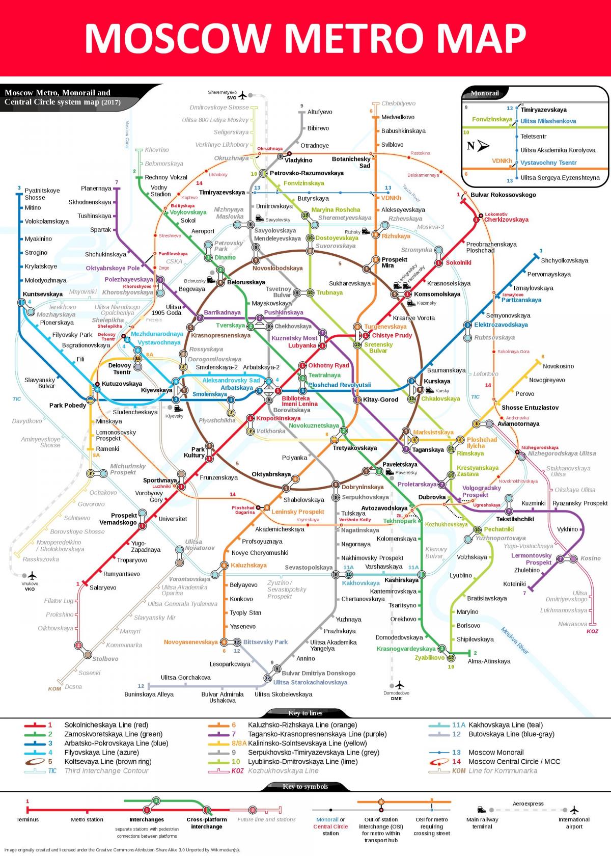 metro kartı, Moskva
