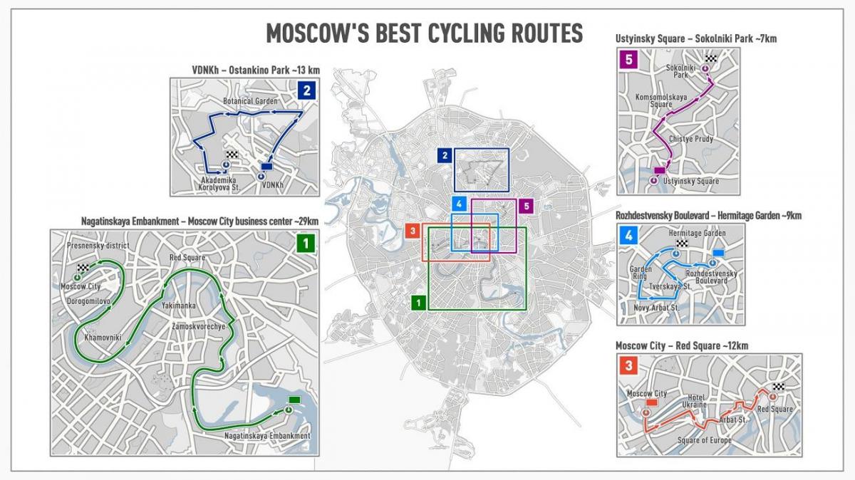 Moskva velosiped xəritə