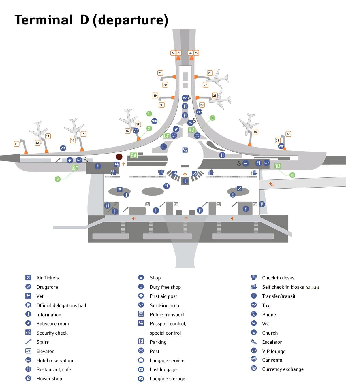 Hava Sheremetyevo kart terminal D