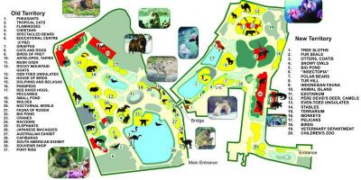 Kart Moskva zoo