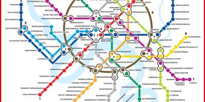 Metro xəritəsi, Moskva