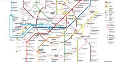 Kart Moskvanın metro