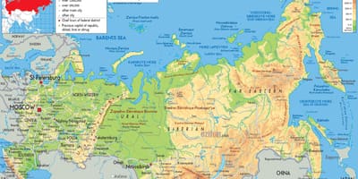 Rusiya, Moskva xəritəsi