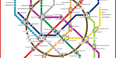 Moskva metro xəritəsi Rusiya