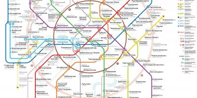 Moskva nəqliyyat xəritəsi