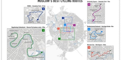Moskva velosiped xəritə