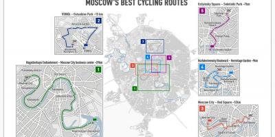 Moskva velosiped xəritə
