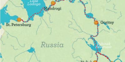 Kart Sankt-Peterburqdan Moskvaya səfər